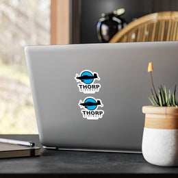 Thorp Aircraft Logo Kiss-Cut Vinyl Decals - Built to Fly!