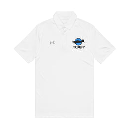 Thorp Aircraft Logo Embroidered ona Light Colored Under Armour Men's Polo Shirt