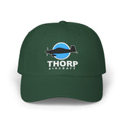 Thorp Aircraft Logo Cap with Dark Colors and Adjustable Sizing