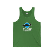 Pilot's Unisex Jersey Tank - Thorp Aircraft Logo