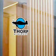 The Thorp Aircraft Logo on a Kiss Cut Vinyl sticker