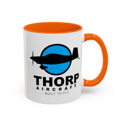 Thorp Aircraft Logo Accent Coffee Mug (11, 15oz)