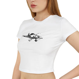 Thorp Aircraft and Logo Women's Baby Tee