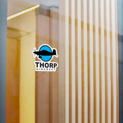 The Thorp Aircraft Logo on a Kiss Cut Vinyl sticker