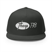 Thorp T-18 Vintage Logo Embroidered on a 5 Panel Trucker Cap