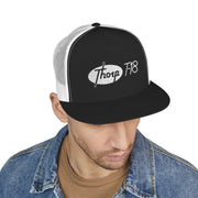 Thorp T-18 Vintage Logo Embroidered on a 5 Panel Trucker Cap