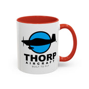 Thorp Aircraft Logo Accent Coffee Mug (11, 15oz)