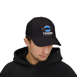 Thorp Aircraft Logo Cap with Dark Colors and Adjustable Sizing