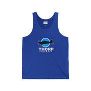 Pilot's Unisex Jersey Tank - Thorp Aircraft Logo