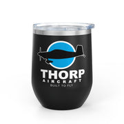 Thorp Aircraft Logo Wine Tumbler - 12oz Insulated Drinkware