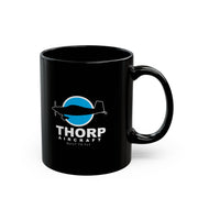 Thorp Aircraft Logo Black Mug (11oz, 15oz)