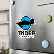 The Thorp Aircraft Logo on a Kiss Cut Vinyl sticker