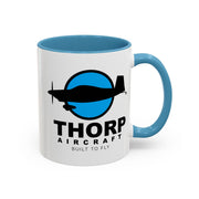 Thorp Aircraft Logo Accent Coffee Mug (11, 15oz)