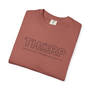 Thorp T-18 Tiger front and Thorp wireframe back Garment-Dyed T-Shirt |