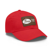 Classic Thorp T-18 Logo on a Leather Patch