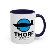 Thorp Aircraft Logo Accent Coffee Mug (11, 15oz)