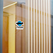 The Thorp Aircraft Logo on a Kiss Cut Vinyl sticker