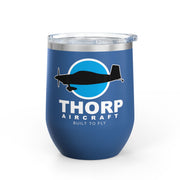 Thorp Aircraft Logo Wine Tumbler - 12oz Insulated Drinkware