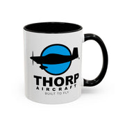 Thorp Aircraft Logo Accent Coffee Mug (11, 15oz)