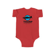 Future Pilot Infant Bodysuit with a Thorp Aircraft Logo - Cute Baby Flight Theme Outfit