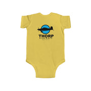 Future Pilot Infant Bodysuit with a Thorp Aircraft Logo - Cute Baby Flight Theme Outfit