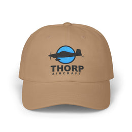 Thorp Aircraft Logo Cap with Light Colors and Adjustable Sizing