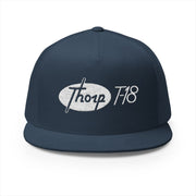 Thorp T-18 Vintage Logo Embroidered on a 5 Panel Trucker Cap