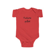 Future Pilot Infant Bodysuit with a Thorp Aircraft Logo - Cute Baby Flight Theme Outfit