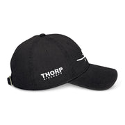 Embroidered Denim Hat with a Thorp Silhouette front and Thorp T-18 sides. This one has it all!