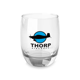 Thorp Aircraft Logo Whiskey Glass