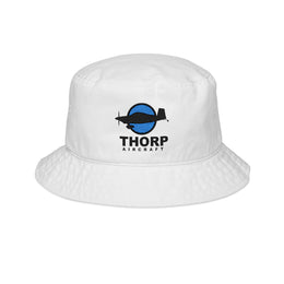THORP Aircraft Embroidered Bucket Hat - Stylish Sun Protection for Aviation Enthusiasts