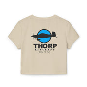 Thorp Aircraft and Logo Women's Baby Tee
