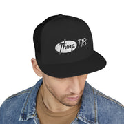 Thorp T-18 Vintage Logo Embroidered on a 5 Panel Trucker Cap