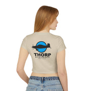 Thorp Aircraft and Logo Women's Baby Tee