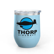 Thorp Aircraft Logo Wine Tumbler - 12oz Insulated Drinkware