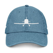 Thorp Aircraft, Thorp T-18, Thorp Silhouette Embroidered Denim Hat - This one has it all!