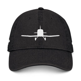 Thorp Aircraft, Thorp T-18, Thorp Silhouette Embroidered Denim Hat - This one has it all!