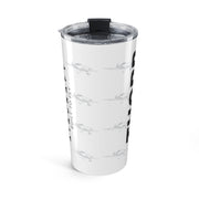 Thorp Aircraft Built to Fly Tumbler 20oz White - Flying Thorp Aircraft Pattern