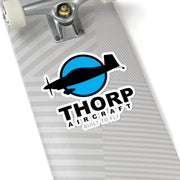 Thorp Aircraft Kiss-Cut Stickers - Built to Fly | Multiple Sizes to Choose From