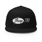 Thorp T-18 Vintage Logo Embroidered on a 5 Panel Trucker Cap