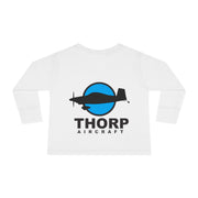 Future Pilot Toddler Long Sleeve Tee - Cute Aviation Graphic Shirt