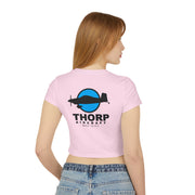 Thorp Aircraft and Logo Women's Baby Tee