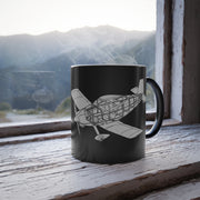 Color Morphing Thorp S-18 Mug - 11oz: Unique Gift for Aviation Lovers