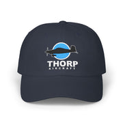 Thorp Aircraft Logo Cap with Dark Colors and Adjustable Sizing