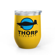 Thorp Aircraft Logo Wine Tumbler - 12oz Insulated Drinkware