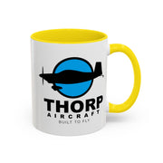 Thorp Aircraft Logo Accent Coffee Mug (11, 15oz)