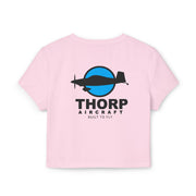 Thorp Aircraft and Logo Women's Baby Tee