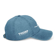 Embroidered Denim Hat with a Thorp Silhouette front and Thorp T-18 sides. This one has it all!