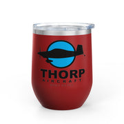 Thorp Aircraft Logo Wine Tumbler - 12oz Insulated Drinkware